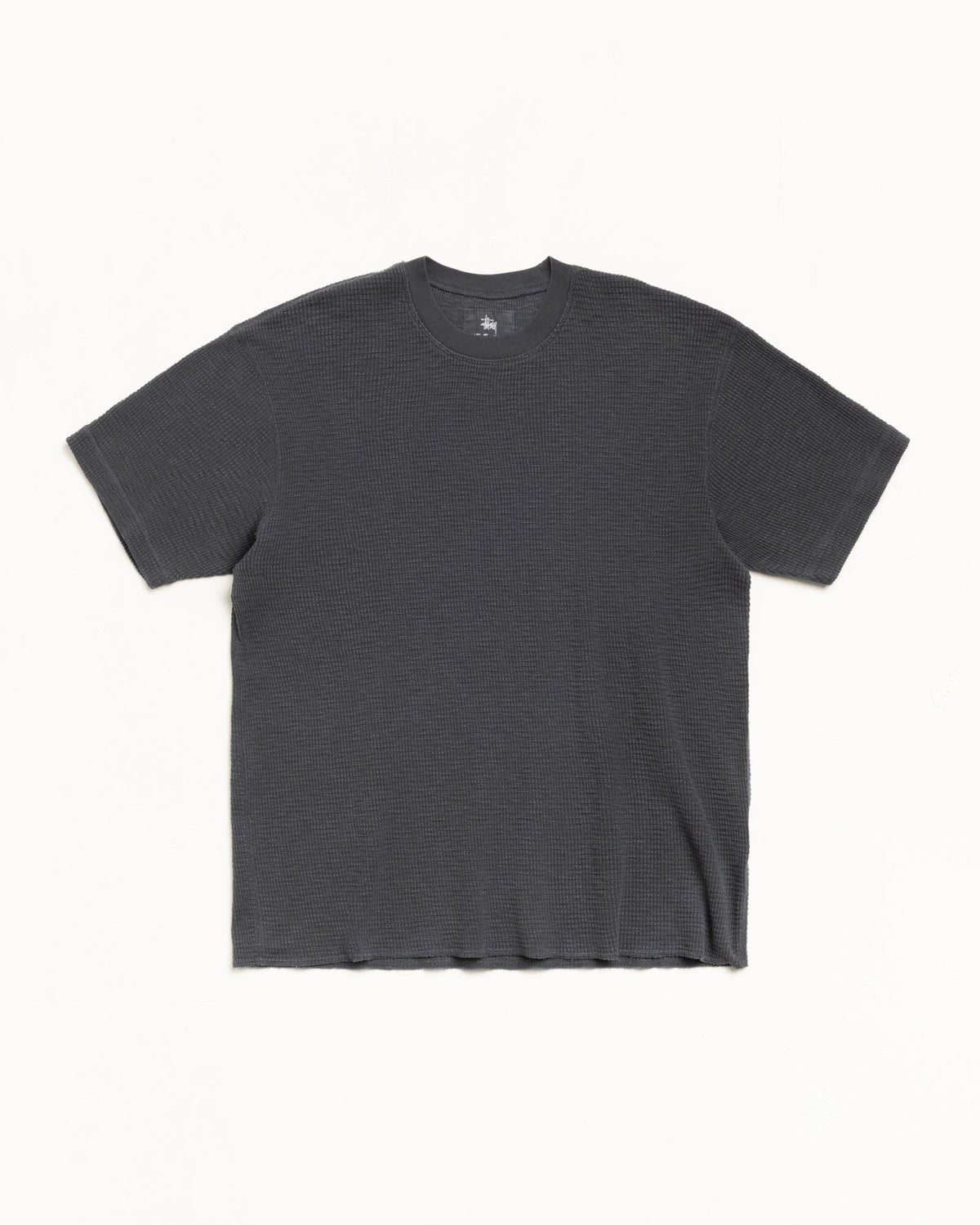 Stussy PIGMENT DYED SS THERMAL FADED BALCK