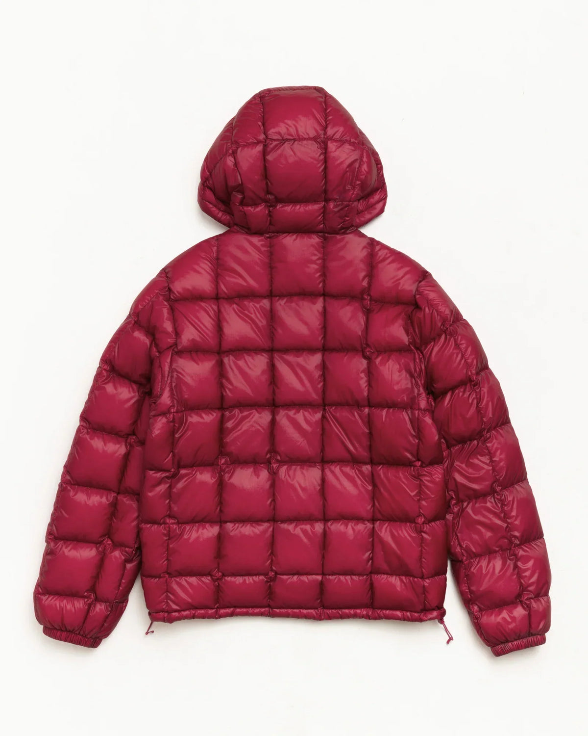 Stussy MIDWEIGHT HOODED PUFFER FUCHSIA
