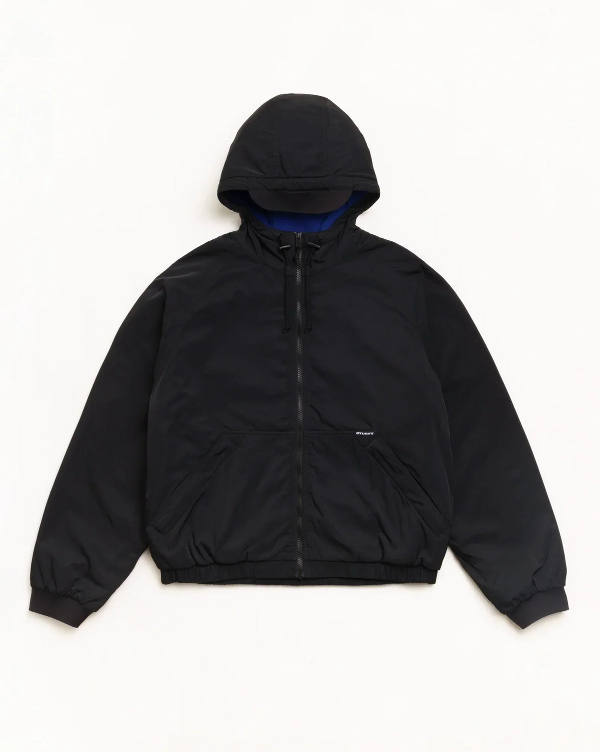 Stussy COASTLINE HOODED JACKET BLACK