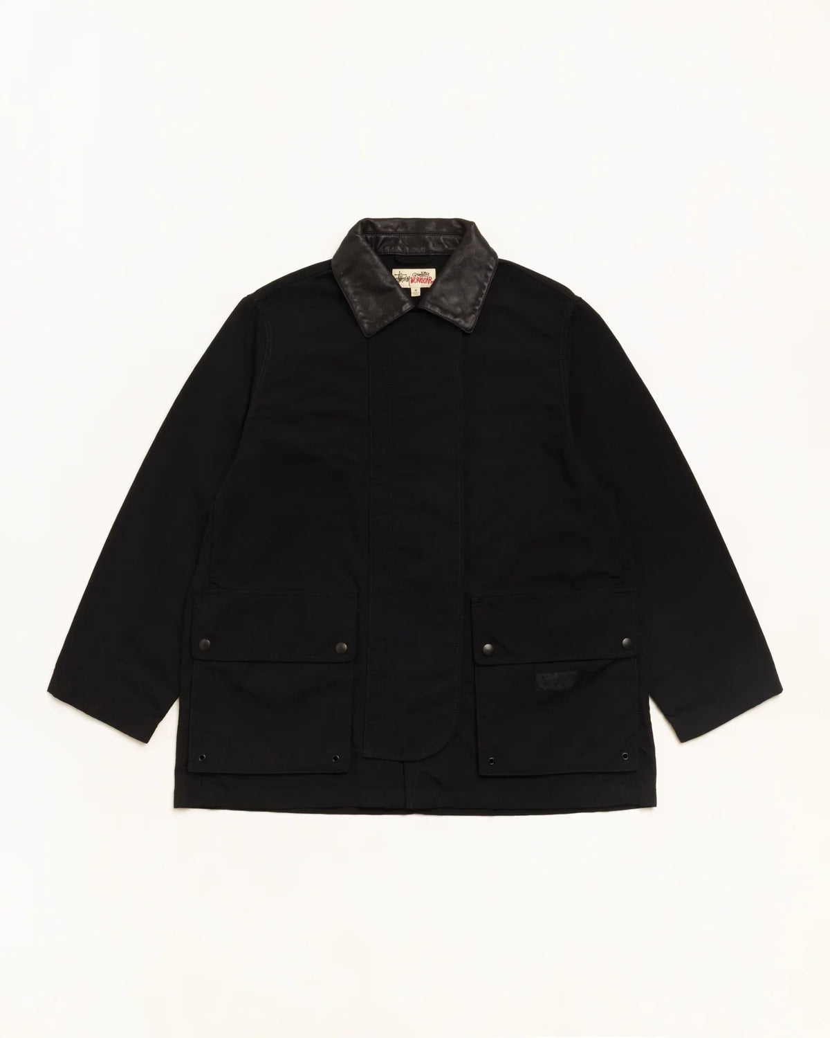 Stussy FIREMAN JACKET BLACK