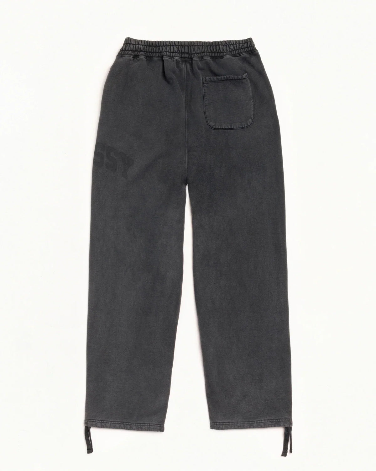 Stussy FADED GRAPHIC FLEECE PANT WASHED BLACK