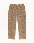 Stussy NEW CLASSIC JEAN DENIM LEOPARD