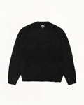 Stussy WAFFLE CASHMERE SWEATER BLACK