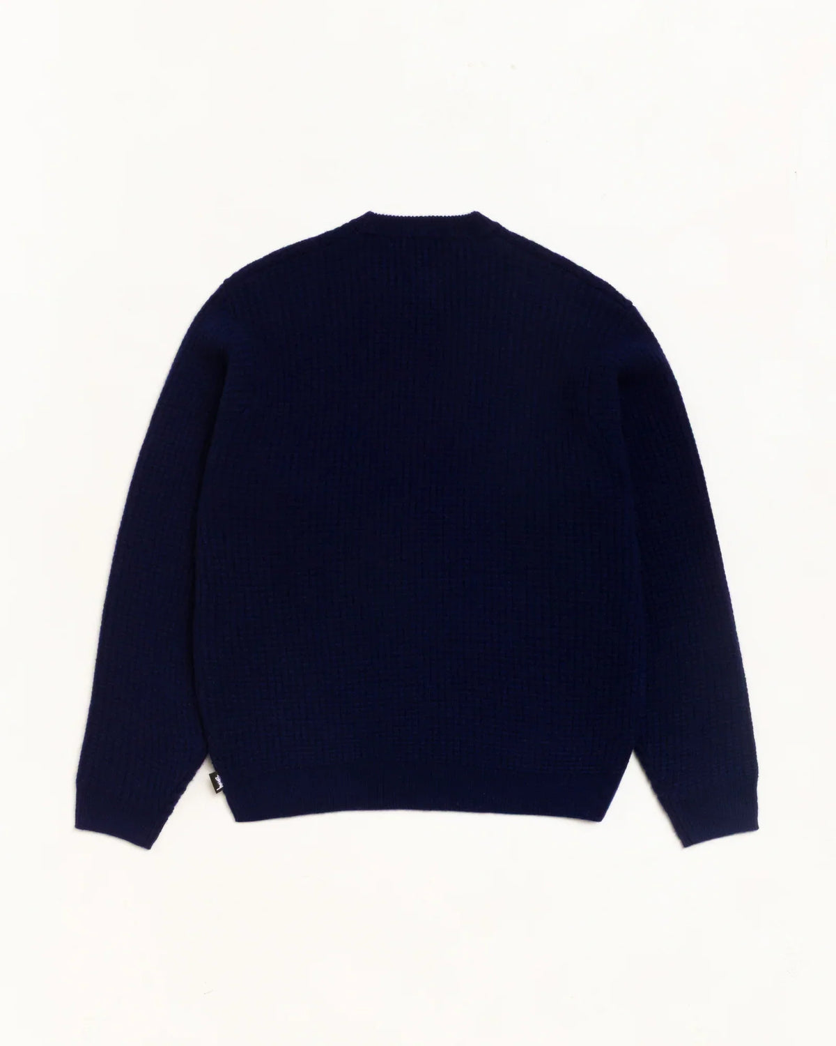 Stussy WAFFLE CASHMERE SWEATER DEEP NAVY