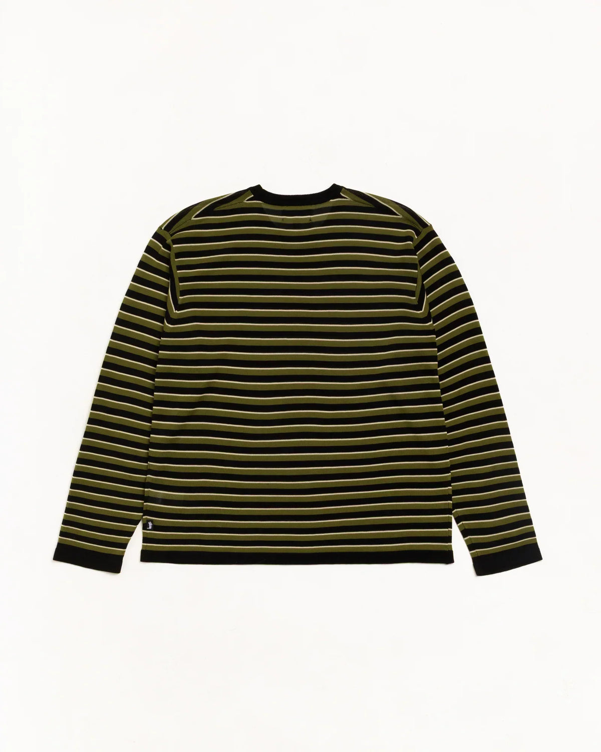 Stussy LIGHTWEIGHT STRIPE SWEATER BLACK