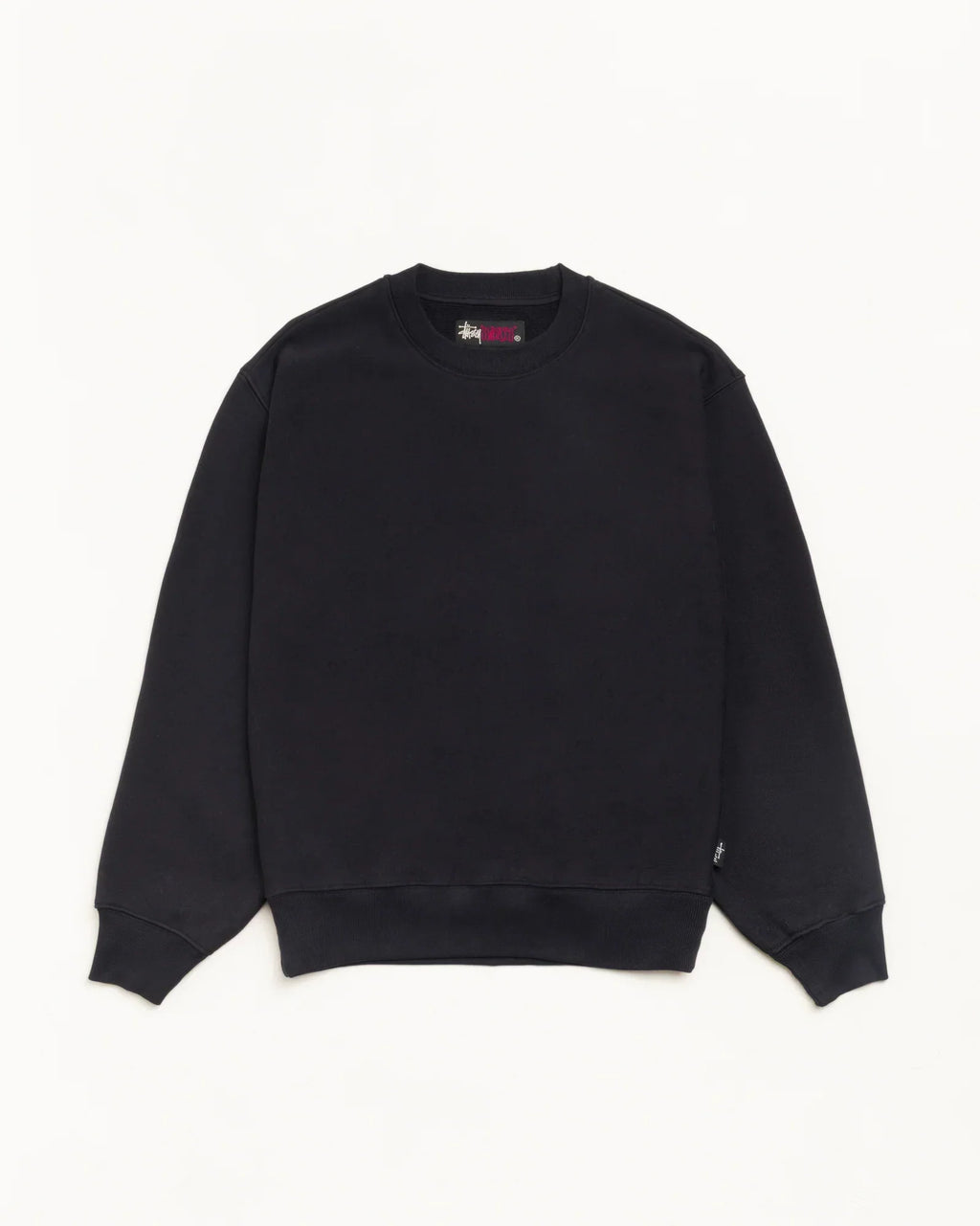 Stussy FLEECE CREW BLACK