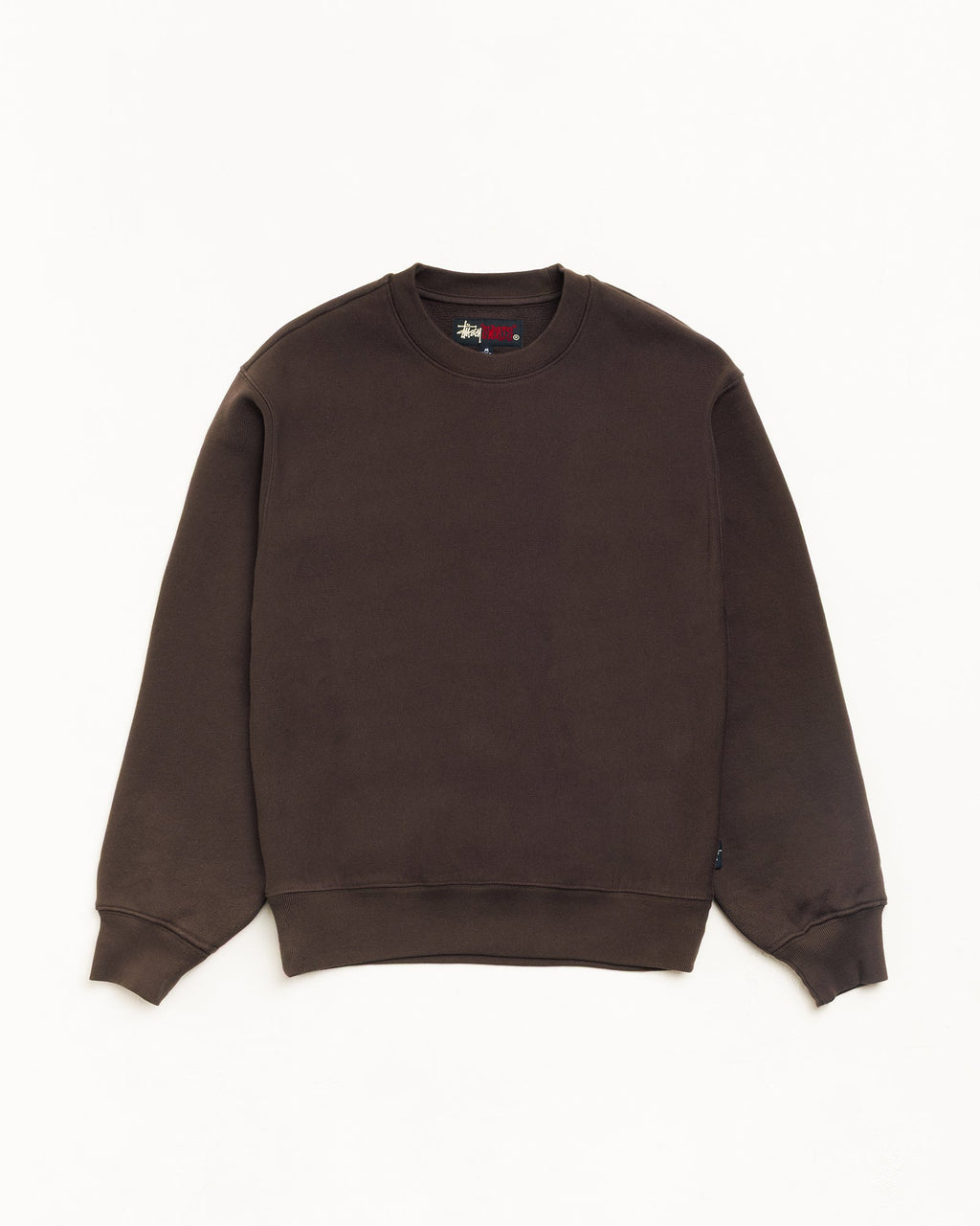 Stussy FLEECE CREW BROWN