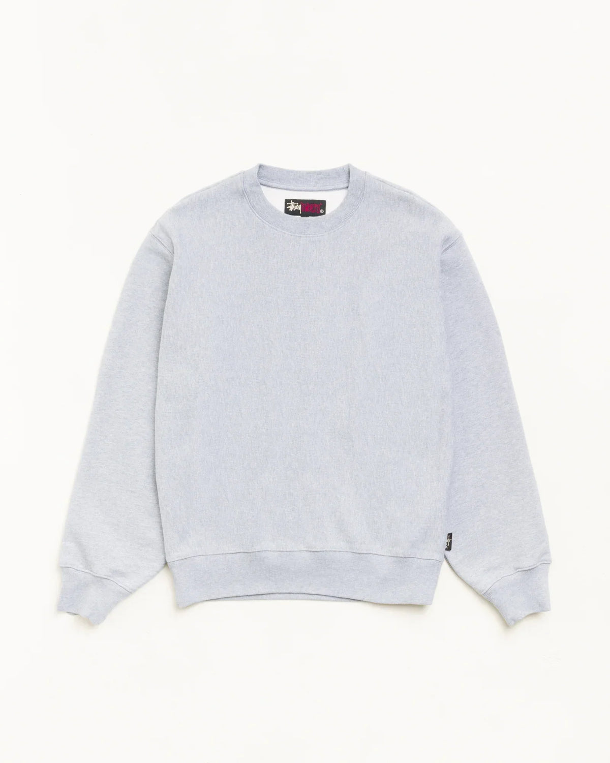 Stussy FLEECE CREW GREY HEATHER
