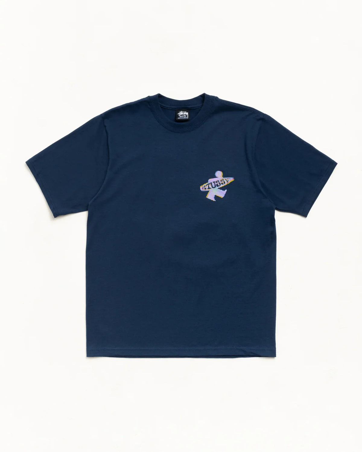 Stussy DOT SURF PUFF PRINT TEE NAVY
