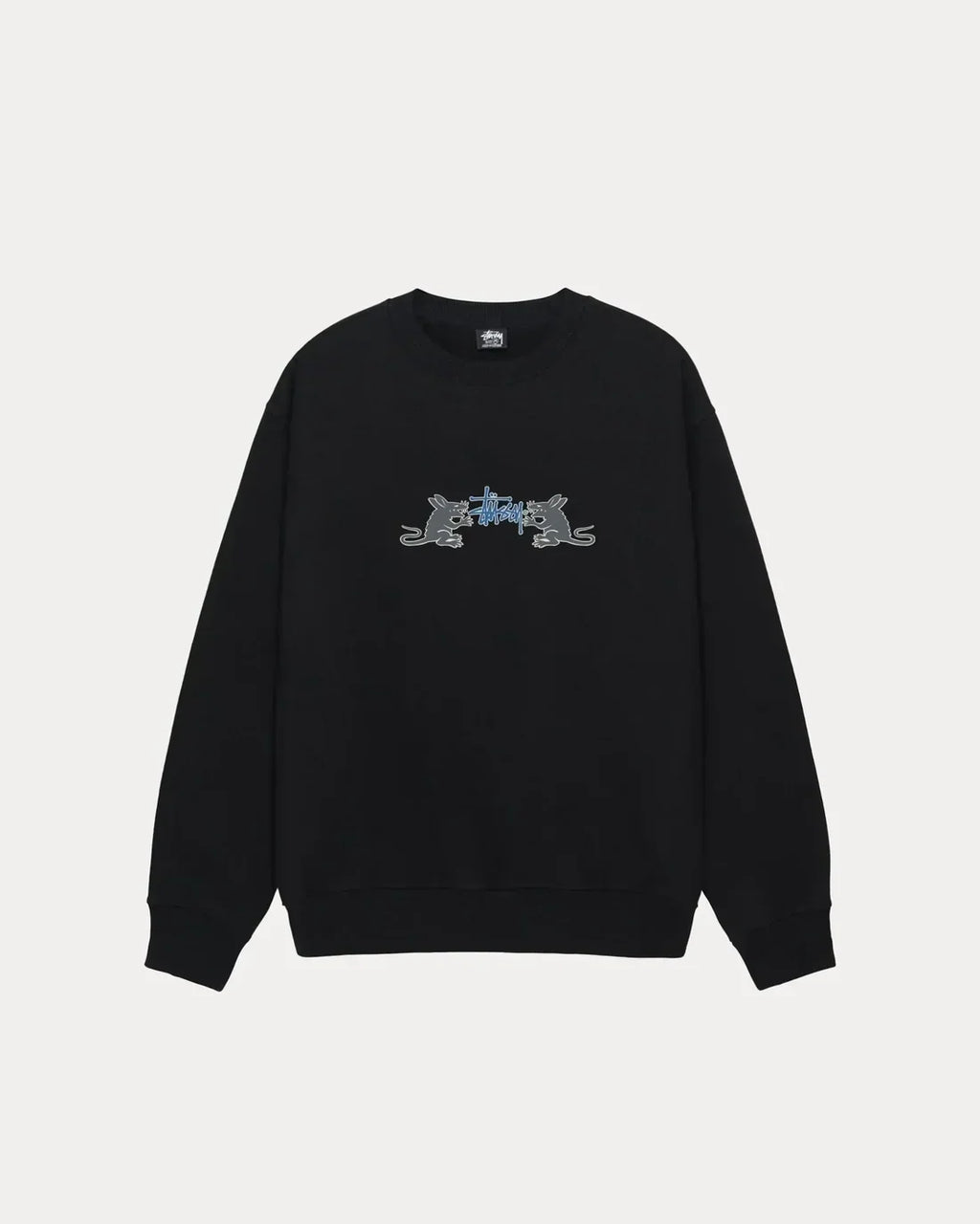 STUSSY HOMEBREW LONG SLEEVE TEE BLACK